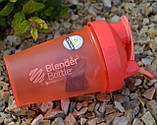 Шейкер спортивний BlenderBottle Classic Loop, 590 мл, пластик (PC5), з вінчиком, кораловий, BPA-free, фото 4