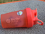 Шейкер спортивний BlenderBottle Classic Loop, 590 мл, пластик (PC5), з вінчиком, кораловий, BPA-free, фото 8