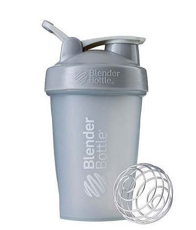 Шейкер спортивний BlenderBottle Classic Loop, 590 мл, пластик (PC5), з вінчиком, сірий, BPA-free, герметичний, фото 1