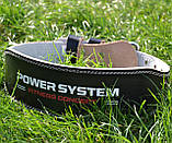 Пояс для важкої атлетики Power System PS-3100, шкіряний, чорний, розмір XXL (талія 95-122 см), фото 5