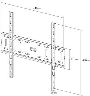 Кронштейн настенный X-Digital STEEL SF305 Black, фото 3