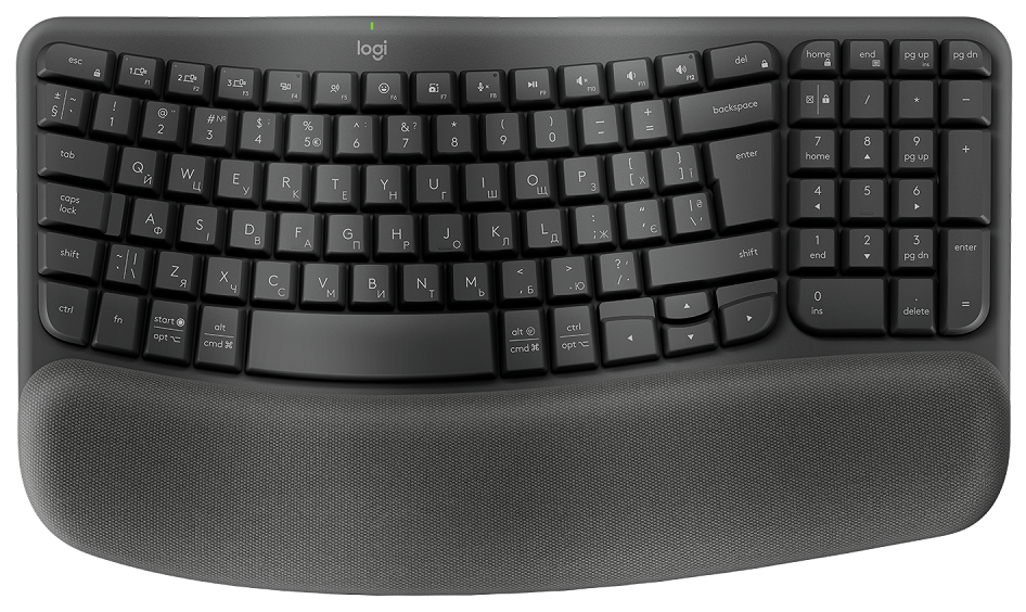 Клавіатура Logitech Wave Keys Bluetooth/Wireless Black (920-012304)