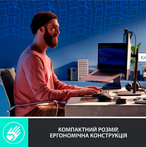 Клавіатура Logitech MX Mechanical Mini Minimalist Wireless Graphite (920-010780), фото 2