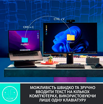 Клавіатура Logitech MX Mechanical Mini Minimalist Wireless Graphite (920-010780), фото 3