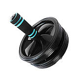 Колесо для преса U-Powex UP_1000 - посилене, до 150 кг, Ø18.5 см, чорне, подвійне колесо, фото 9