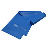 Стрічка-еспандер U-POWEX, латексна, Синя, опір 6,8 кг – для тренувань і спорту, фото 5