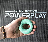 Еспандер кистьовий PowerPlay PP-4330, силіконовий, 22-27 кг, М'ятний - для зміцнення хвата і передпліччя, фото 3