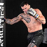 Боксерські рукавиці Phantom Muay Thai Білі 10 унцій (283г) для спортсменів до 60 кг + бинти, фото 9