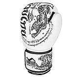 Боксерські рукавиці Phantom Muay Thai Білі 12 унцій (340г.) для спортсменів 60-80 кг + бинти, фото 3