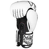Боксерські рукавиці Phantom Muay Thai Білі 12 унцій (340г.) для спортсменів 60-80 кг + бинти, фото 7