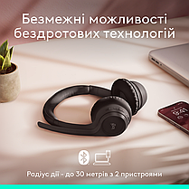 Гарнітура Logitech Zone 300 Wireless Headset BT Black (981-001407), фото 2