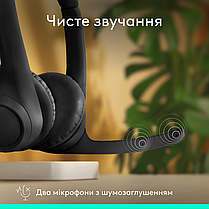 Гарнітура Logitech Zone 300 Wireless Headset BT Black (981-001407), фото 5