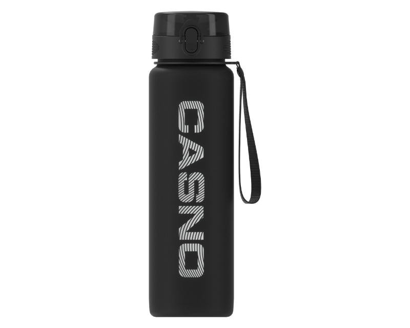Спортивна пляшка для води CASNO KXN-1184, 1050 мл, сірий колір, BPA-free, герметична, з пластика
