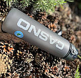 Спортивна пляшка для води CASNO KXN-1184, 1050 мл, сірий колір, BPA-free, герметична, з пластика, фото 4