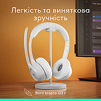 Гарнітура Logitech Zone 300 Wireless Headset BT White (981-001417), фото 2