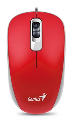 Миша Genius DX-110 USB, Red, фото 1
