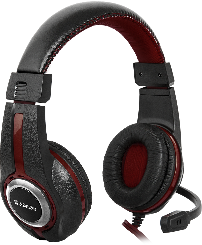 Гарнітура Defender Warhead G-185 Black+Red (64106)