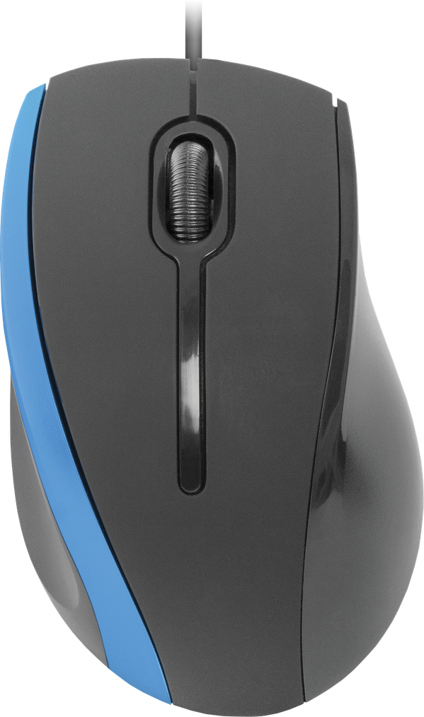 Миша Defender #1 MM-340 Black+Blue (52344)