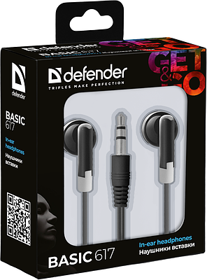 Навушники Defender 1 Basic-617 Black (63617), фото 3