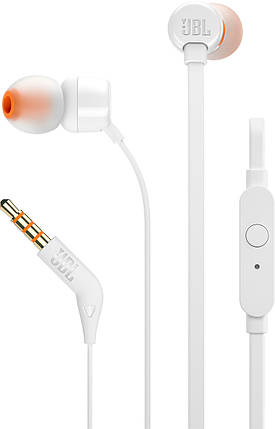Гарнітура JBL T110 White, фото 1