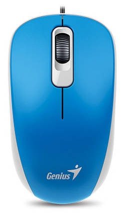 Миша Genius DX-110 USB, Blue, фото 1