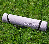 Килимок для йоги та фітнесу PowerPlay PP_4010 - протиковзкий, фіолетовий, 173×61×0,6 см, PVC, легкий, фото 6