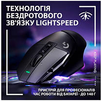 Миша Logitech G502 X LIGHTSPEED Black (910-006180), фото 5