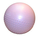 М'яч для фітнесу (фітбол) PowerPlay PP_4003, Ø65 см, фіолетовий - для зросту 160-180 см, навантаження до 150 кг., фото 5