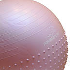 М'яч для фітнесу (фітбол) PowerPlay PP_4003, Ø65 см, фіолетовий - для зросту 160-180 см, навантаження до 150 кг., фото 6