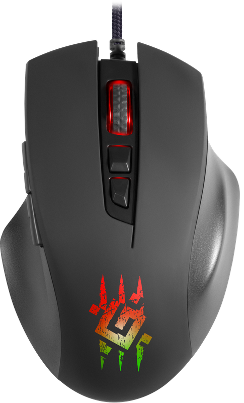 Миша Defender Wolverine GM-700L RGB, 7 кнопок, 12800 dpi (52700)