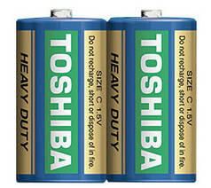 Батарейка Toshiba R14 коробка 1x2 шт.