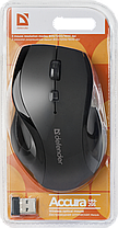 Миша Defender Accura MM-295 Wireless Black (52295), фото 4