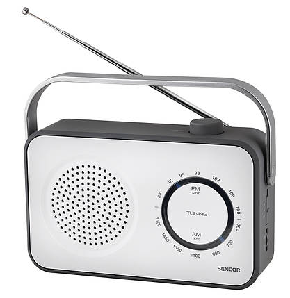 Радіоприймач Sencor SRD 2100 White, фото 1