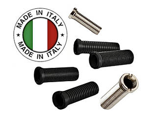 Болти, гвинти, гайки, втулки пластикові та металеві, латунні, манжети, заглушки для кухонних мийок