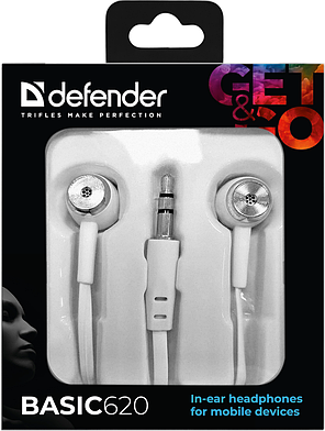 Навушники Defender Basic-620 White (63625), фото 4