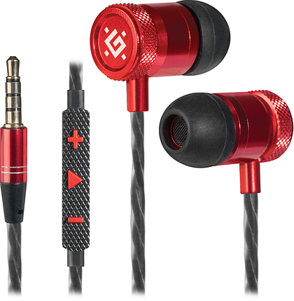 Гарнітура Defender Pollaxe Black + Red (64453), фото 1