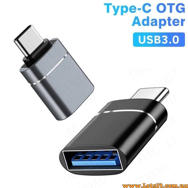 OTG адаптер перехідник з USB TYPE C ТАТО на USB 3.0 МАМА конвертер