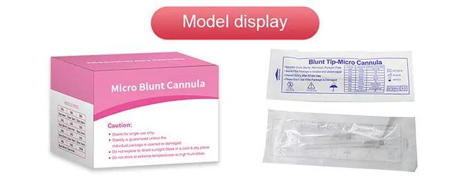 Високоякісна Корейська тонка мікротугая канюля 27 g 38 мм (1 шт. канюля й 1 голка)