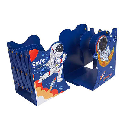 Підставка-тримач для книг металева "Spaceman" 20,8 х18, 8см, mix Unison Q666-708-B KNZ, фото 1