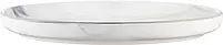 Тарілка обідня Ardesto Marmo 27 см Біла Керамічна (AR2927MRW), фото 2