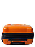 Валіза мала S поліпропілен помаранч 55х40х25+5см/52л/3.2кг/Airtex 241, фото 6