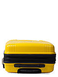 Валіза мала S поліпропілен жовта 55х40х25(+5)см/52л/3.2кг/Airtex 241, фото 6