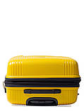 Набір валіз Франція (L M S-3шт) поліпропілен жовтий/Airtex 241, фото 8