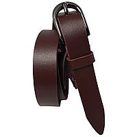 Ремінь жіночий бордовий шкіряний Арт.:RWK0126-20