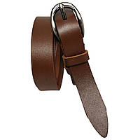 Ремінь жіночий коричневий шкіряний Арт.:RWK0127-20