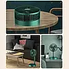 Мінівентилятор Telescopic Folding Fan з USB (білий, зелений, чорний), Портативний настільний вентилятор, фото 5