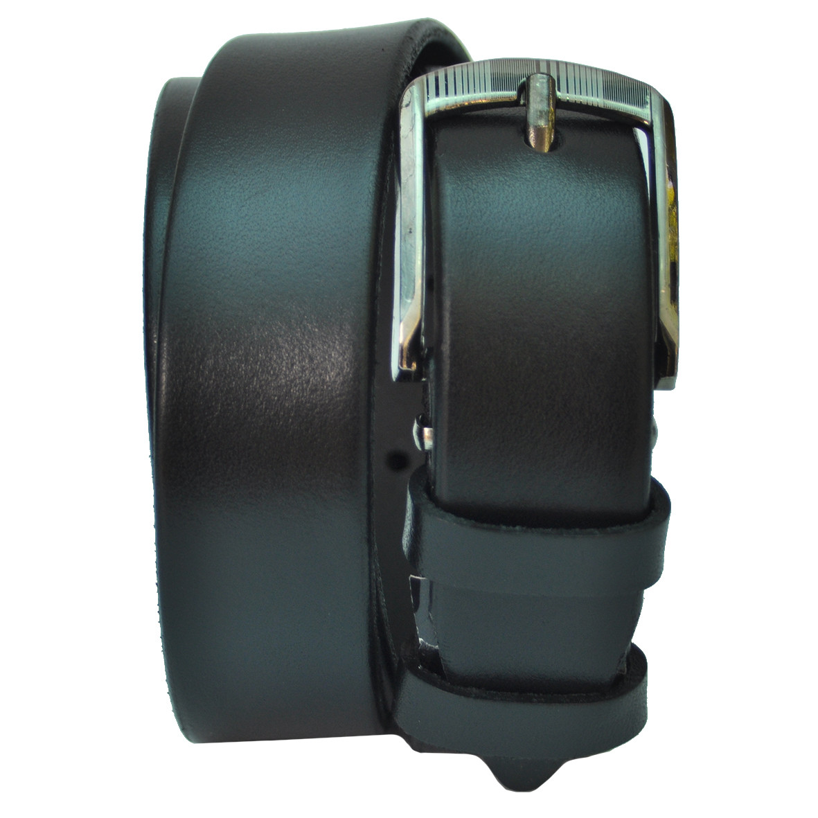 Ремінь шкірний гладкий, юніор, чорний 30 мм - купити оптом в Одесі