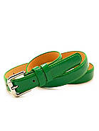 Жіночий ремінь 2,3 х 110 см Зелений zhn-kz-kit23-05, фото 3