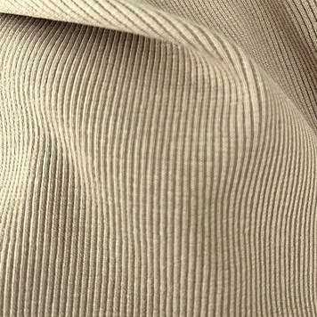 Кашкорсе стрейч трикотаж полотно преміум довяз бежевий плотий в пакете