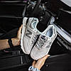 Жіночі кросівки New Balance 574 Light Grey (Сірі) Нью Баланс 574 натуральна замша текстиль демісезон, фото 8